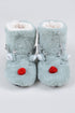 Furry Reindeer Slipper Booties for Women