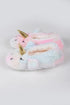 Fuzzy Unicorn Rainbow Dyed Slippers