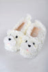 Furry Dog Faux Sherpa Slippers