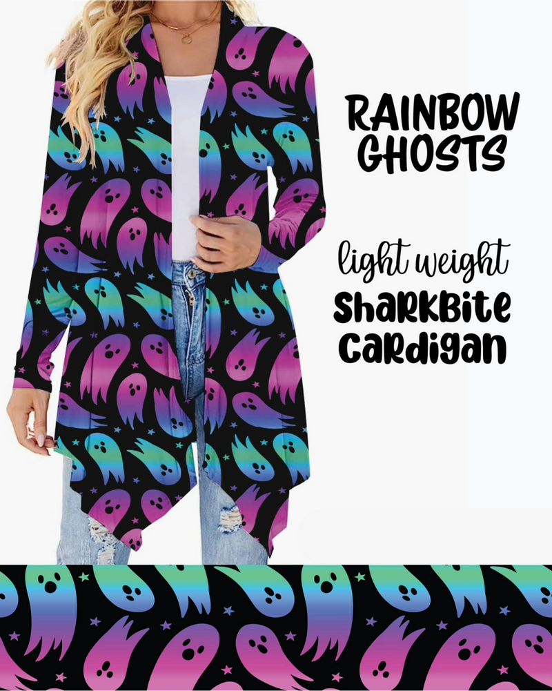 Rainbow Ghosts - Women's Cardigan