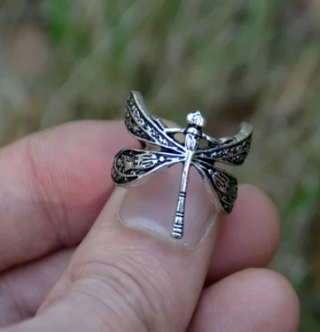Vintage Punk Dragonfly Ring