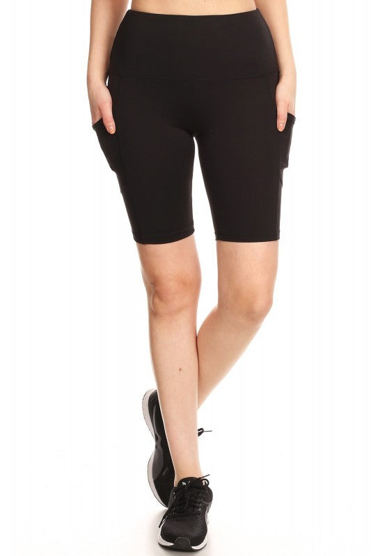 Women's Athletic Shorts in Black