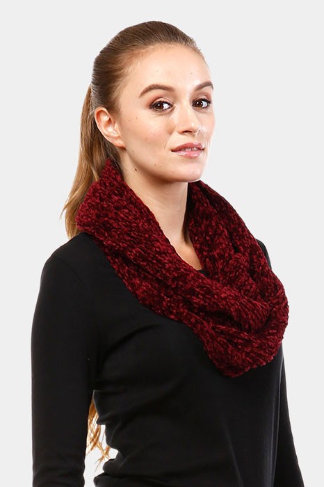 Chenille Infinity Scarf