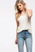 The Amelia - Women's Knit Tank in Cream