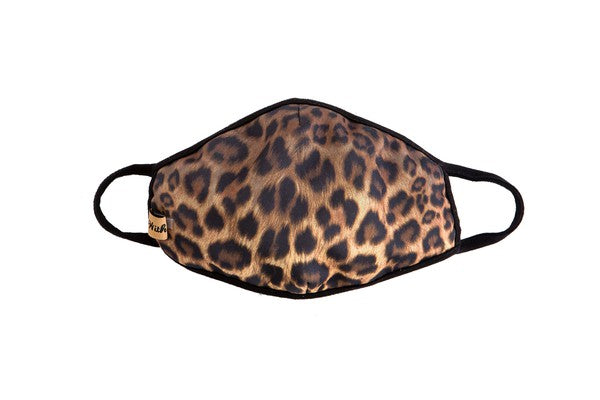 Cheetah Graphic Fabric Face Mask
