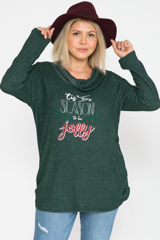 The Eve - Women's Plus Size Top in Hunter Green