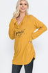The Mary - Women's Top in Mustard