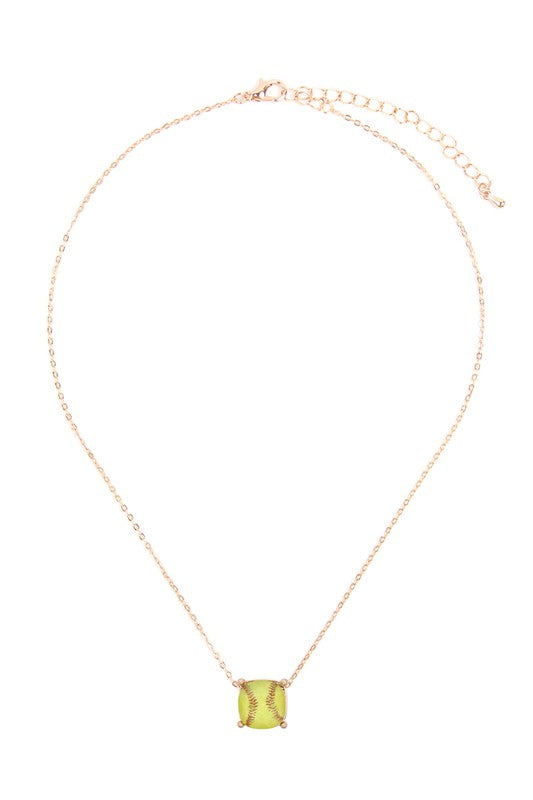 Softball Necklace