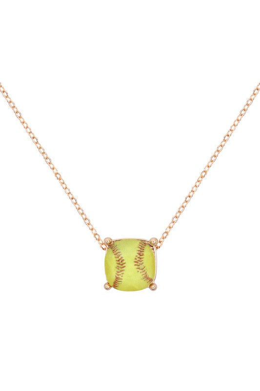 Softball Necklace