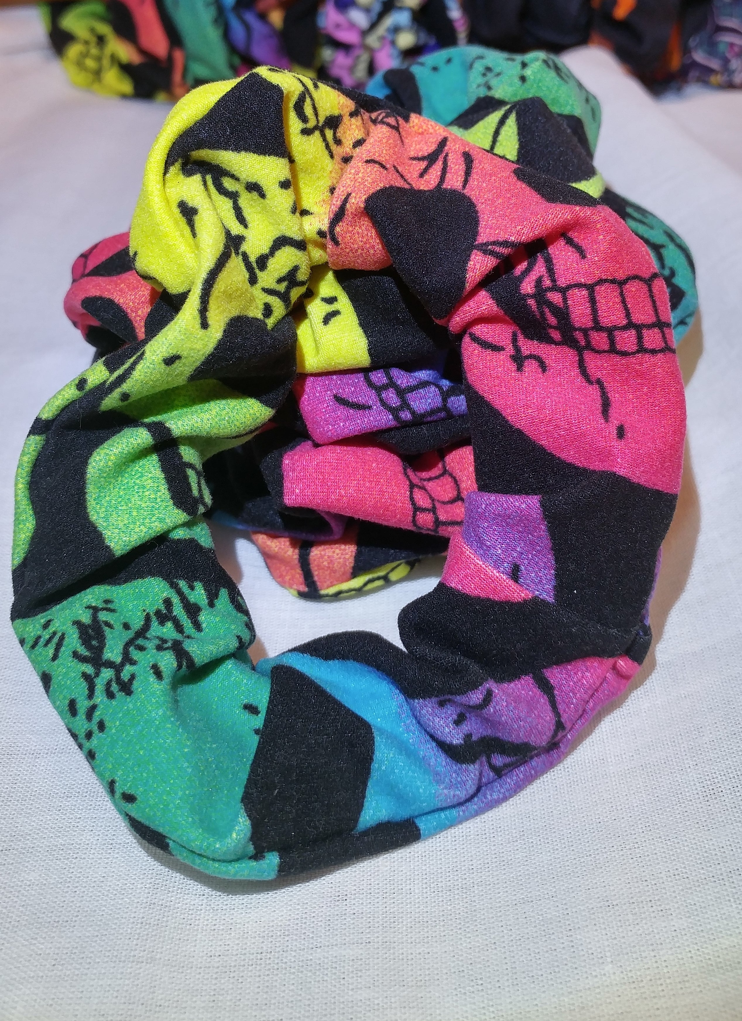 Rainbow Zombies - Hair Scrunchie