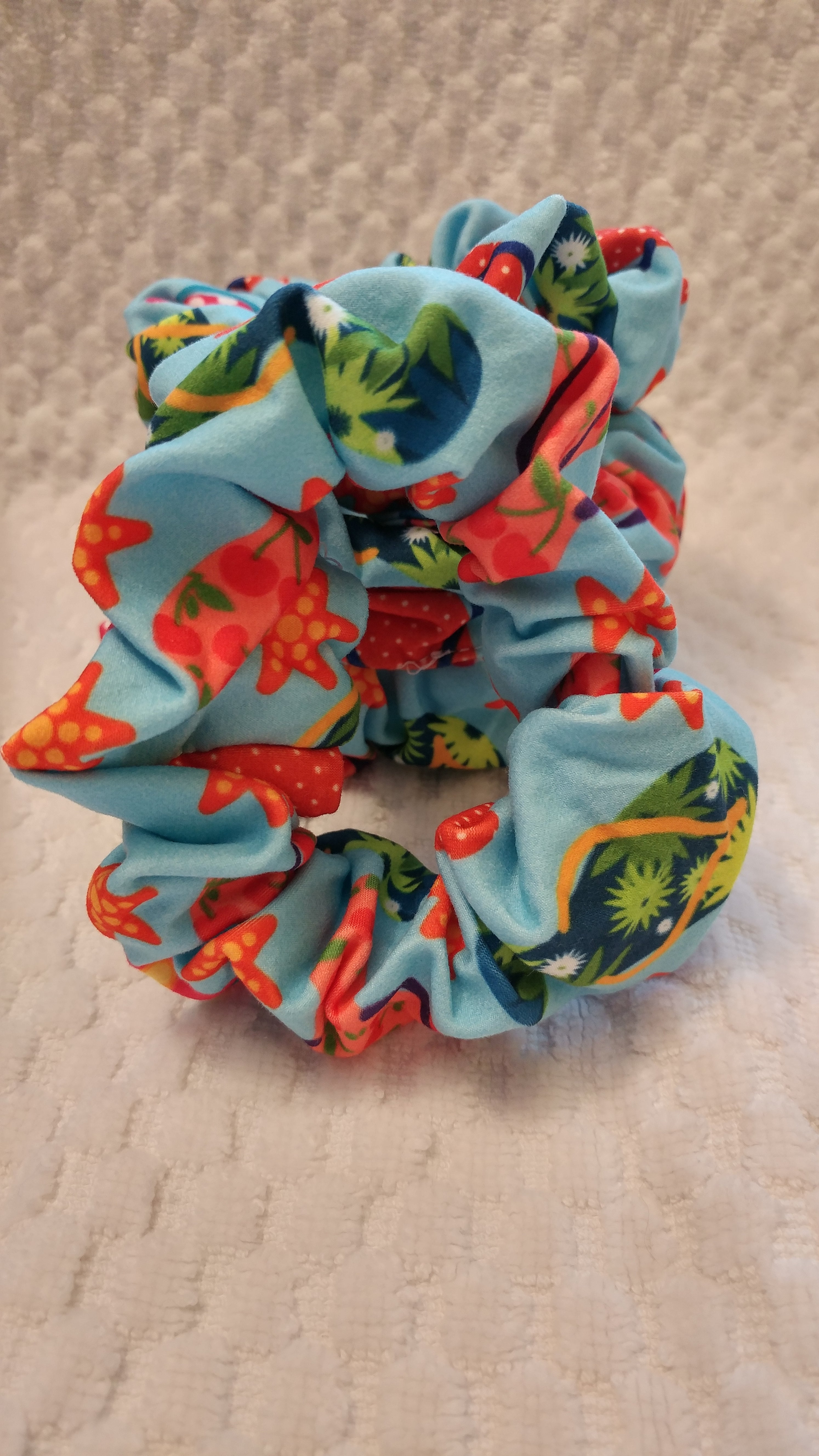 Flippin Through Summer Hair Scrunchie