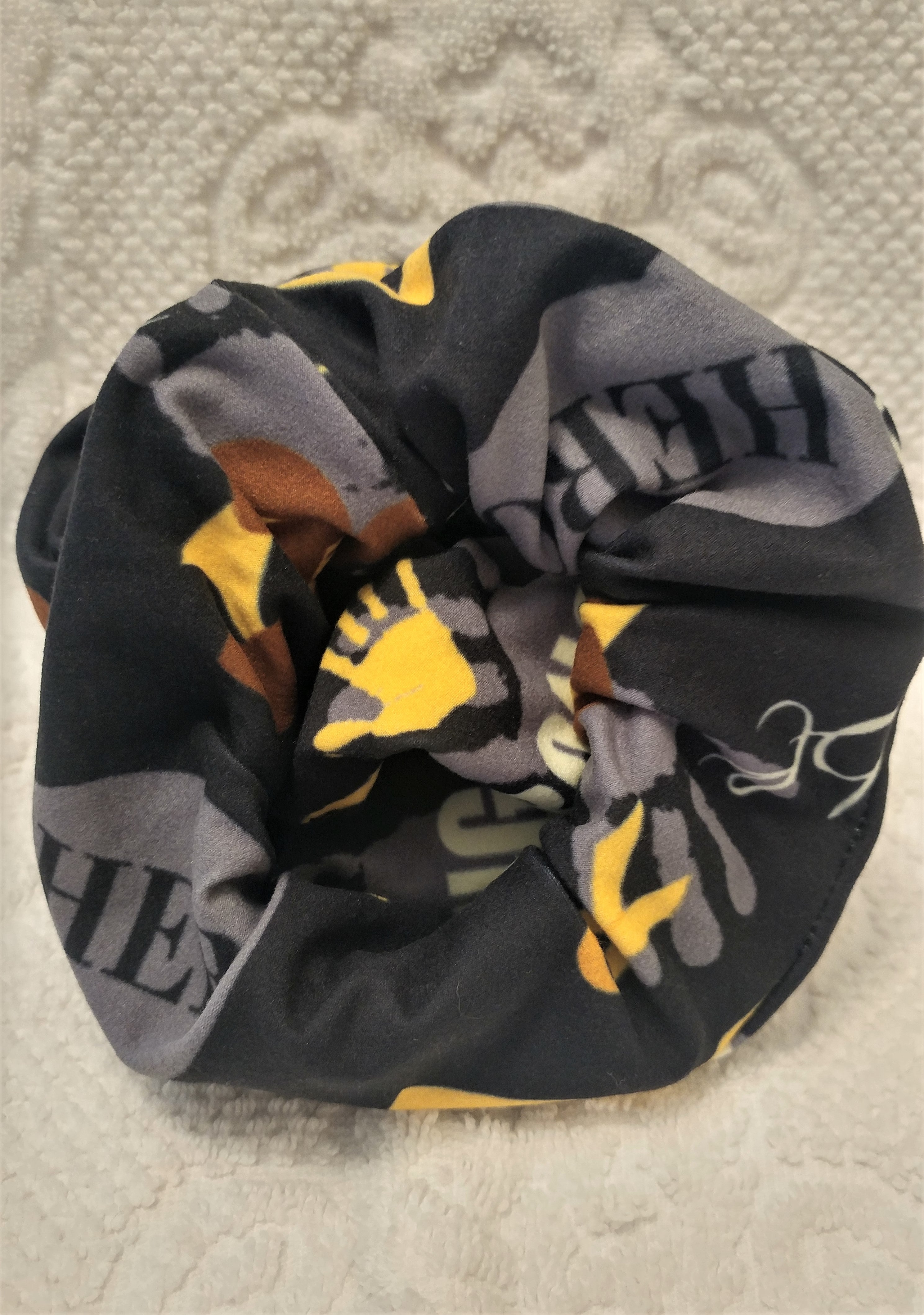 Superhero Childhood Cancer Awareness Scrunchie