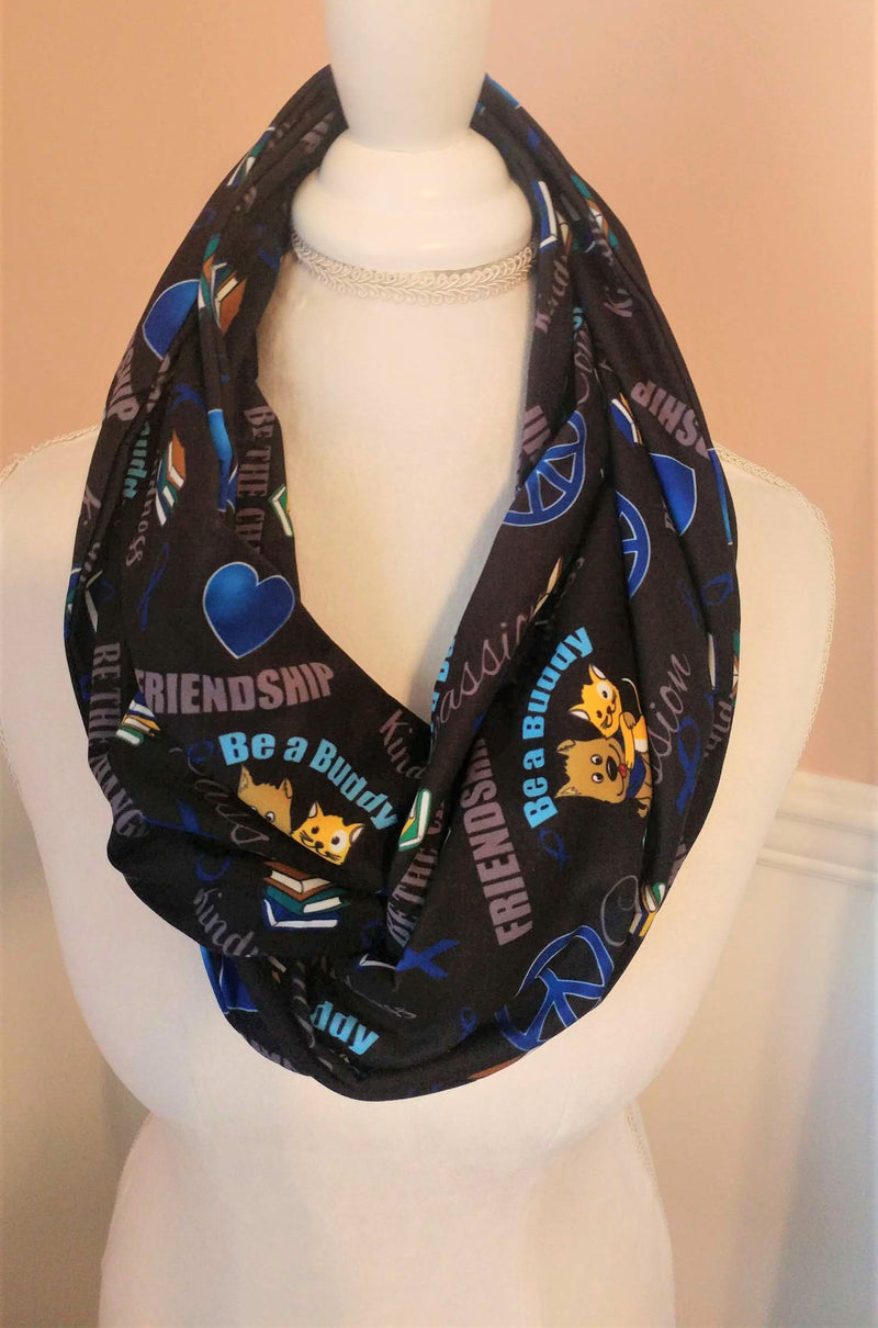Be a Buddy Bullying Awareness Infinity Scarf