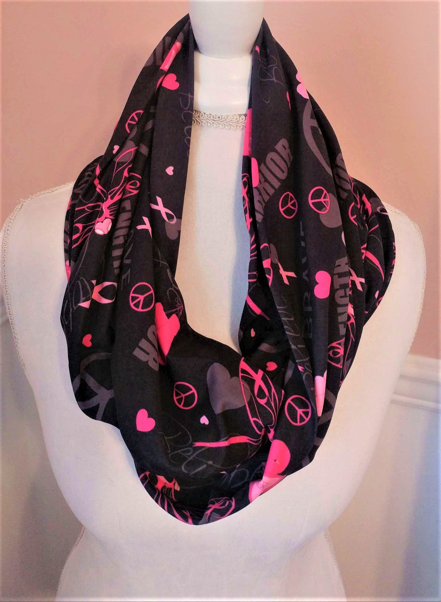 Fight Like a Warrior Infinity Scarf