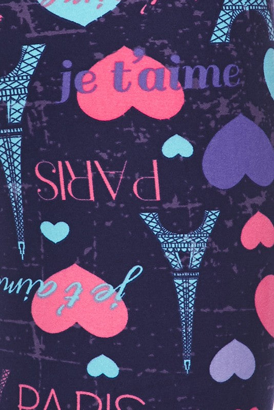 From Paris With Love - Women's One Size Leggings