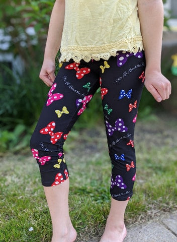 It's All About the Bow Capris- Girls