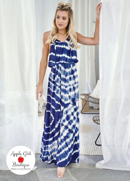 The Contessa - Women's Dress in Blue