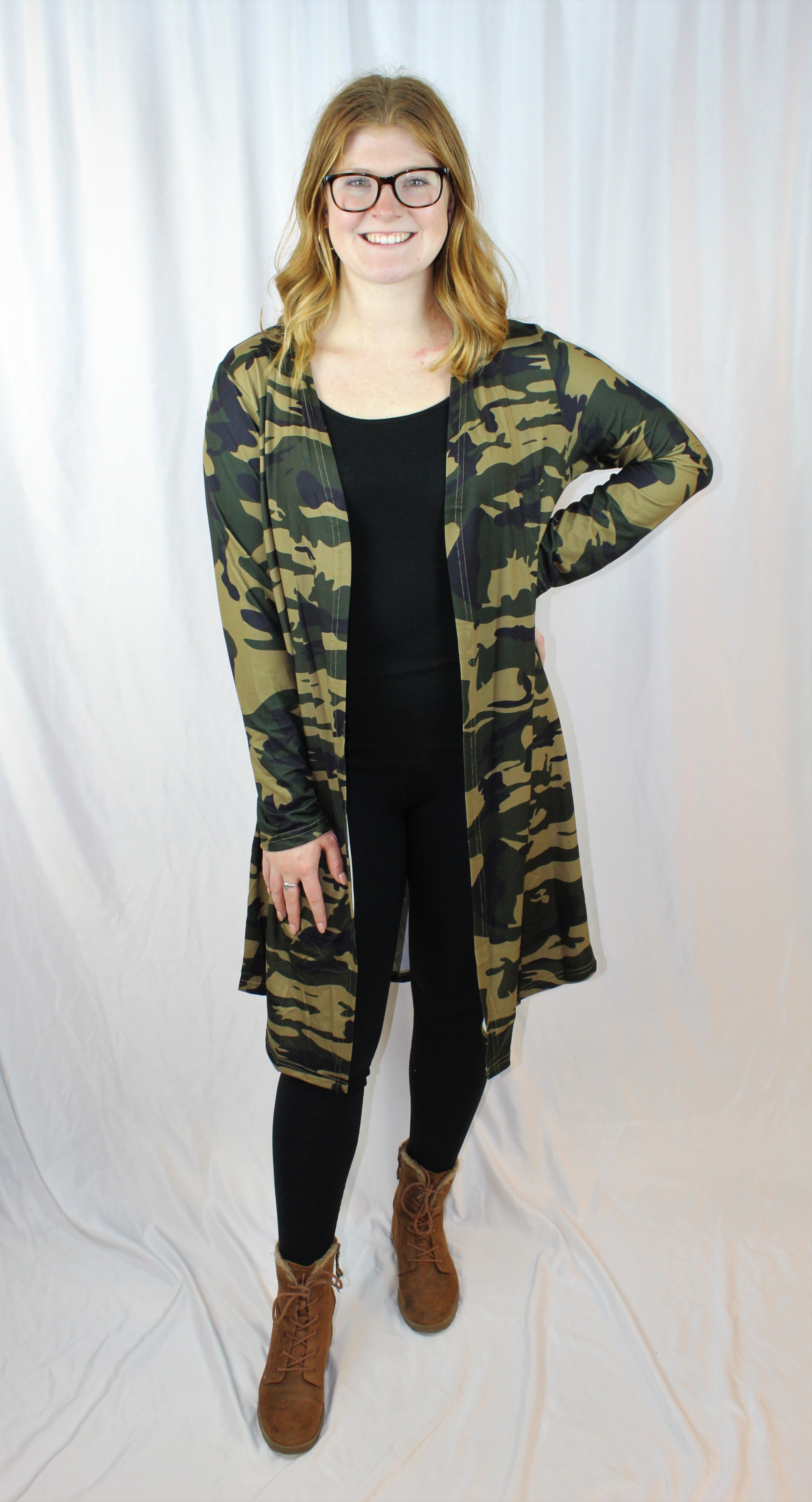 The Fallon - Women's Longline Knit Cardigan