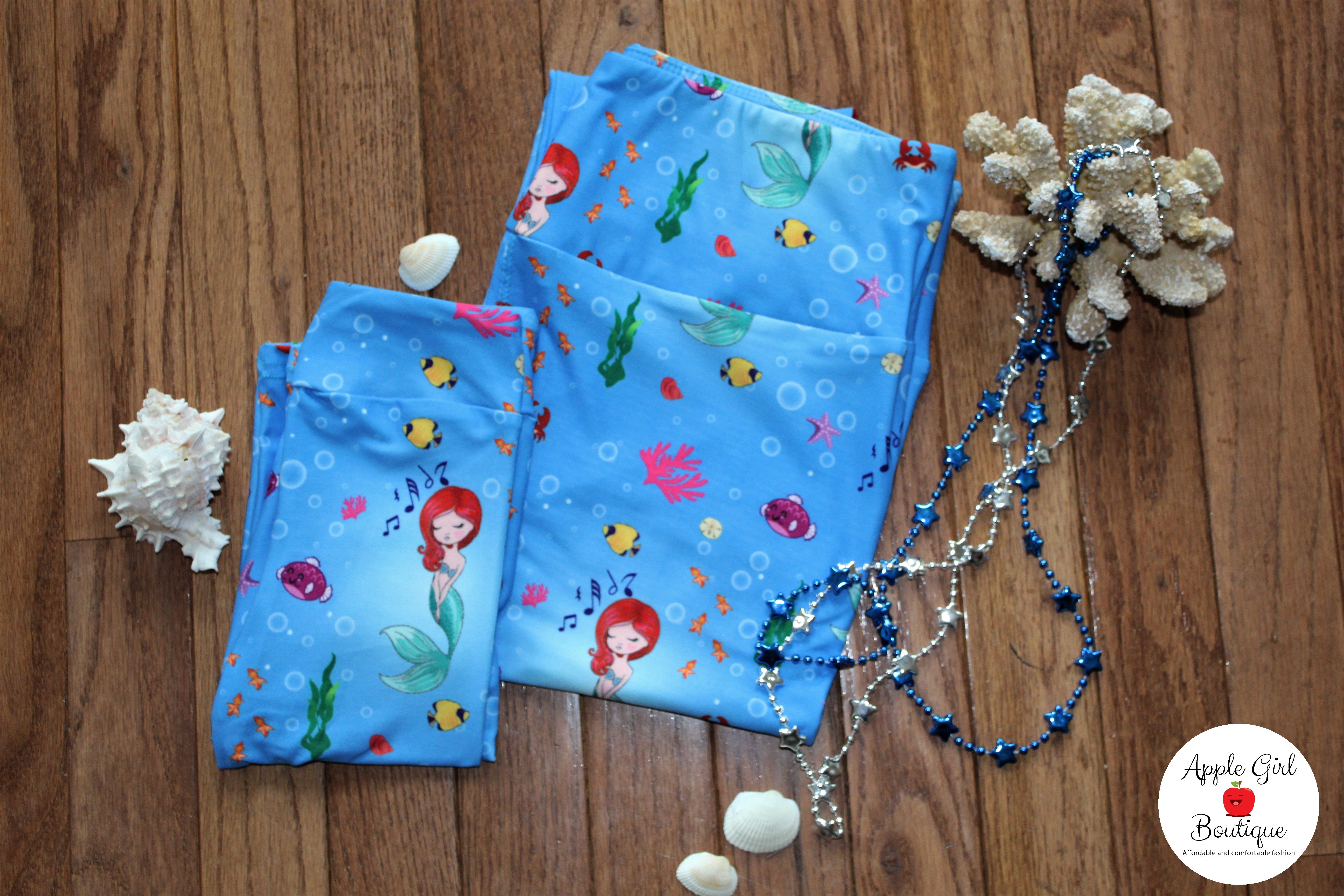 Ocean Princess Leggings- Girls