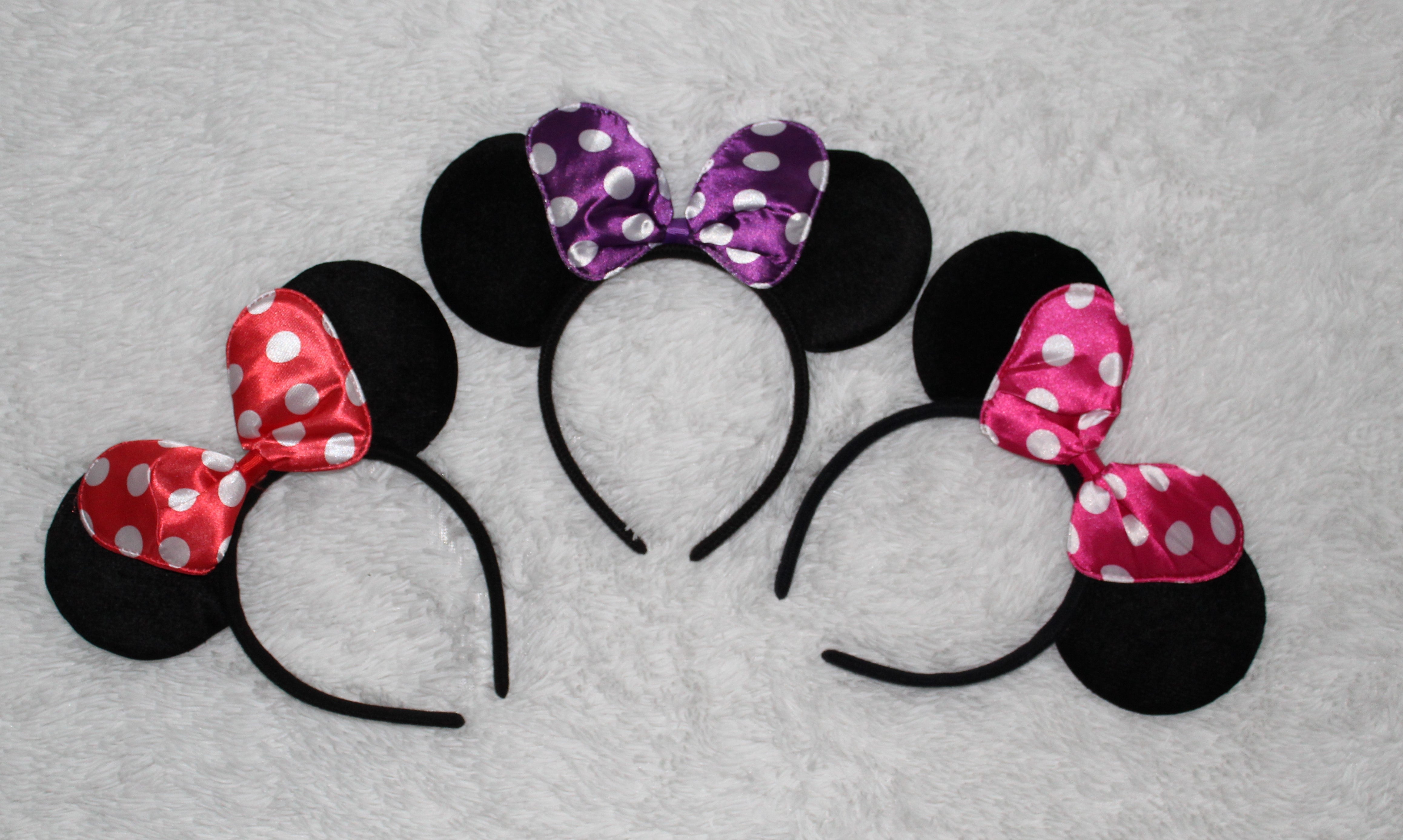 Polka Dot Bow Mouse Ears