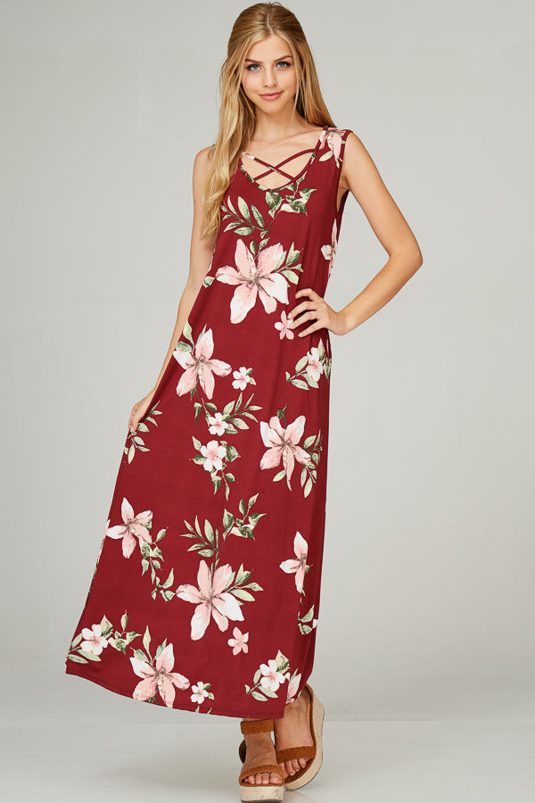 The Lola - Women's Floral Maxi Dress