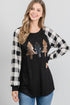 The Merry  - Women's Top in Black/White