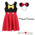 Mouse Princess Dress and Ears for Girls