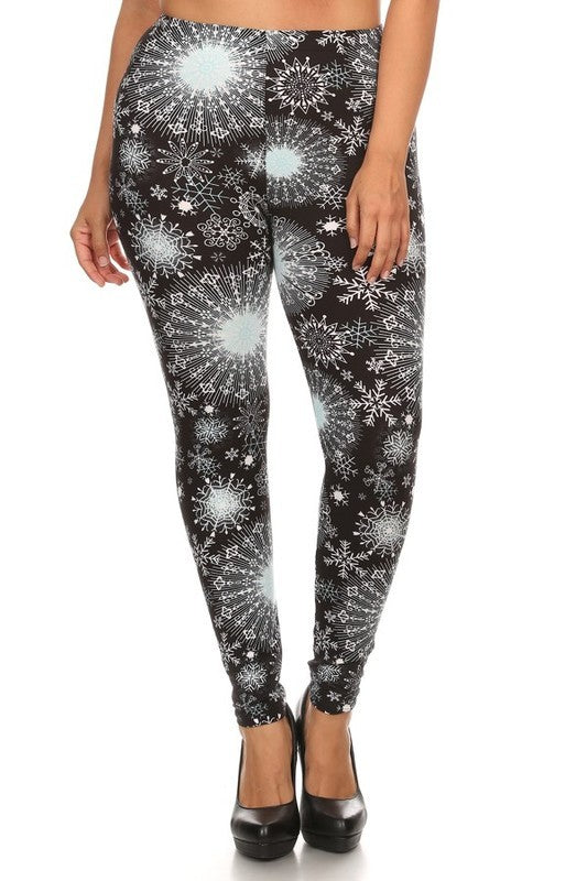 Elsa's Dream - Women's Extra Plus Size Leggings