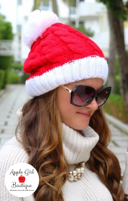 Santa Beanie Knit Hat