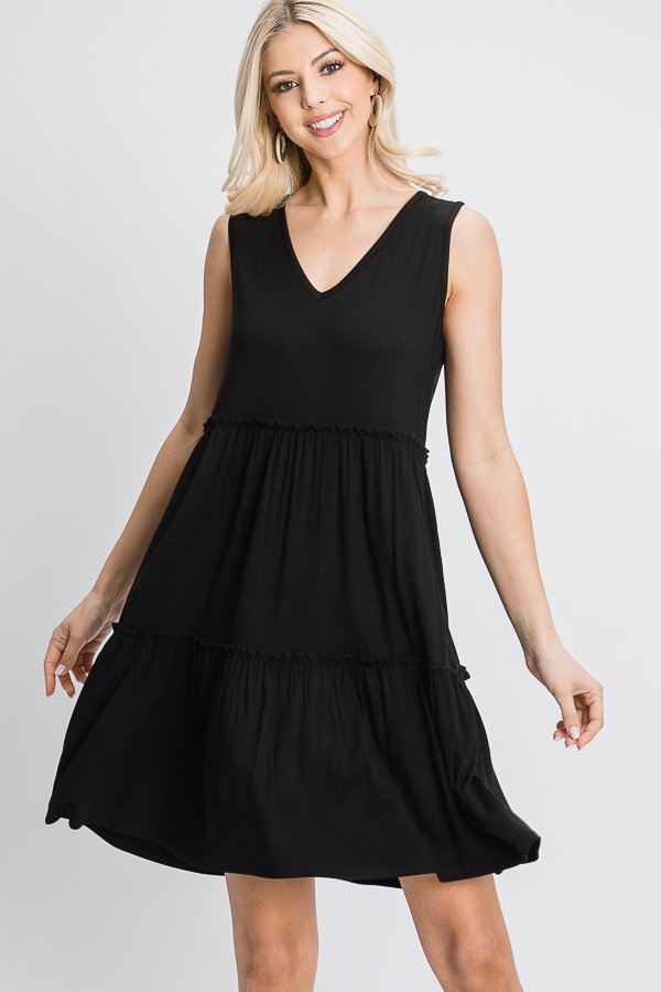 The Abby - Women's Dress in Black