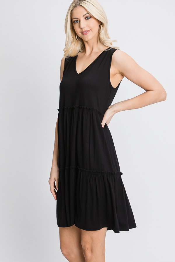 The Abby - Women's Dress in Black