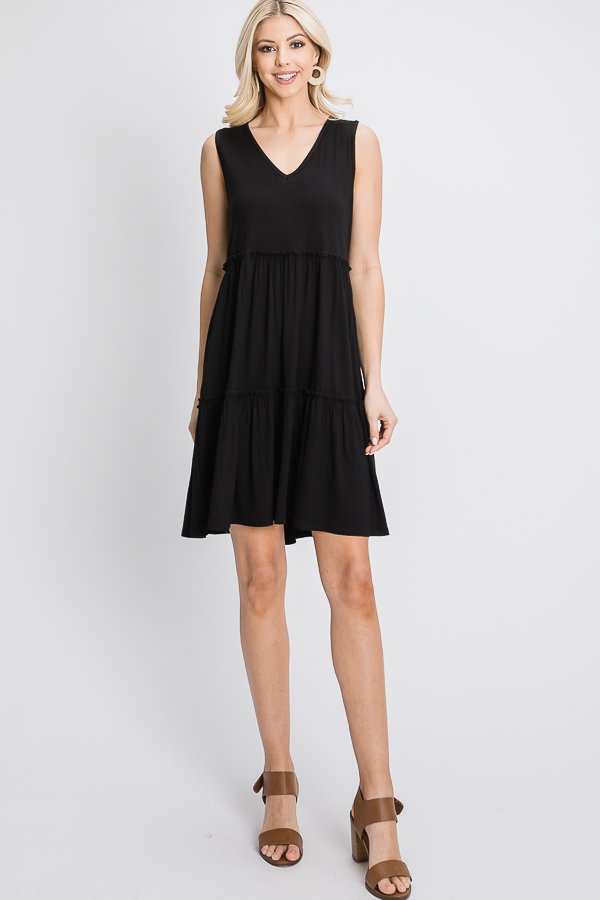The Abby - Women's Dress in Black