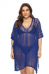 The Nikki  - Women's Beach Cover Up in Royal Blue
