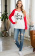 Be Mine - Women's Plus Size Raglan Top