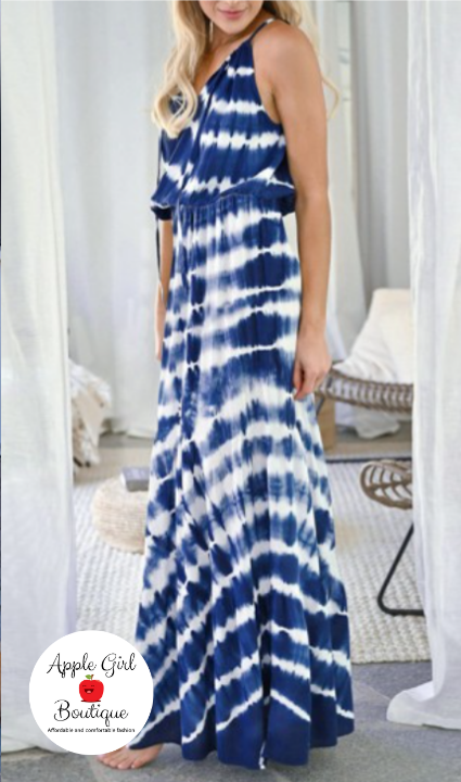 The Contessa - Women's Dress in Blue