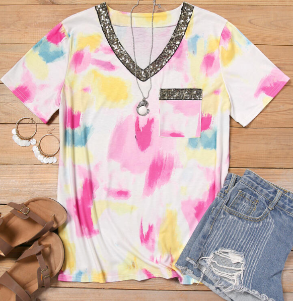 The Crystal - Women's Top with Sequins