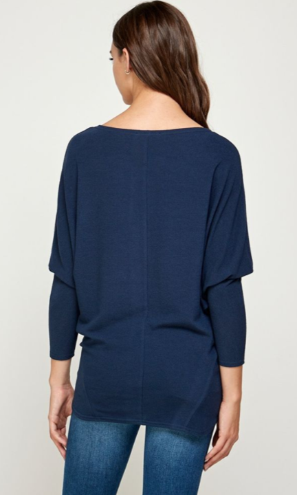 The Danielle - Women's Top in Navy