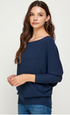 The Danielle - Women's Top in Navy