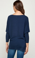 The Danielle - Women's Top in Navy