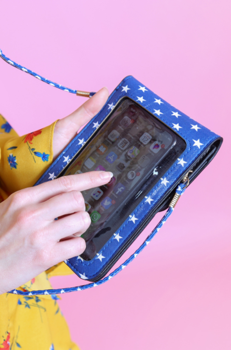 American Flag Cellphone Crossbody Bag