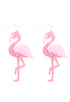 Flamingo Dangle Earrings