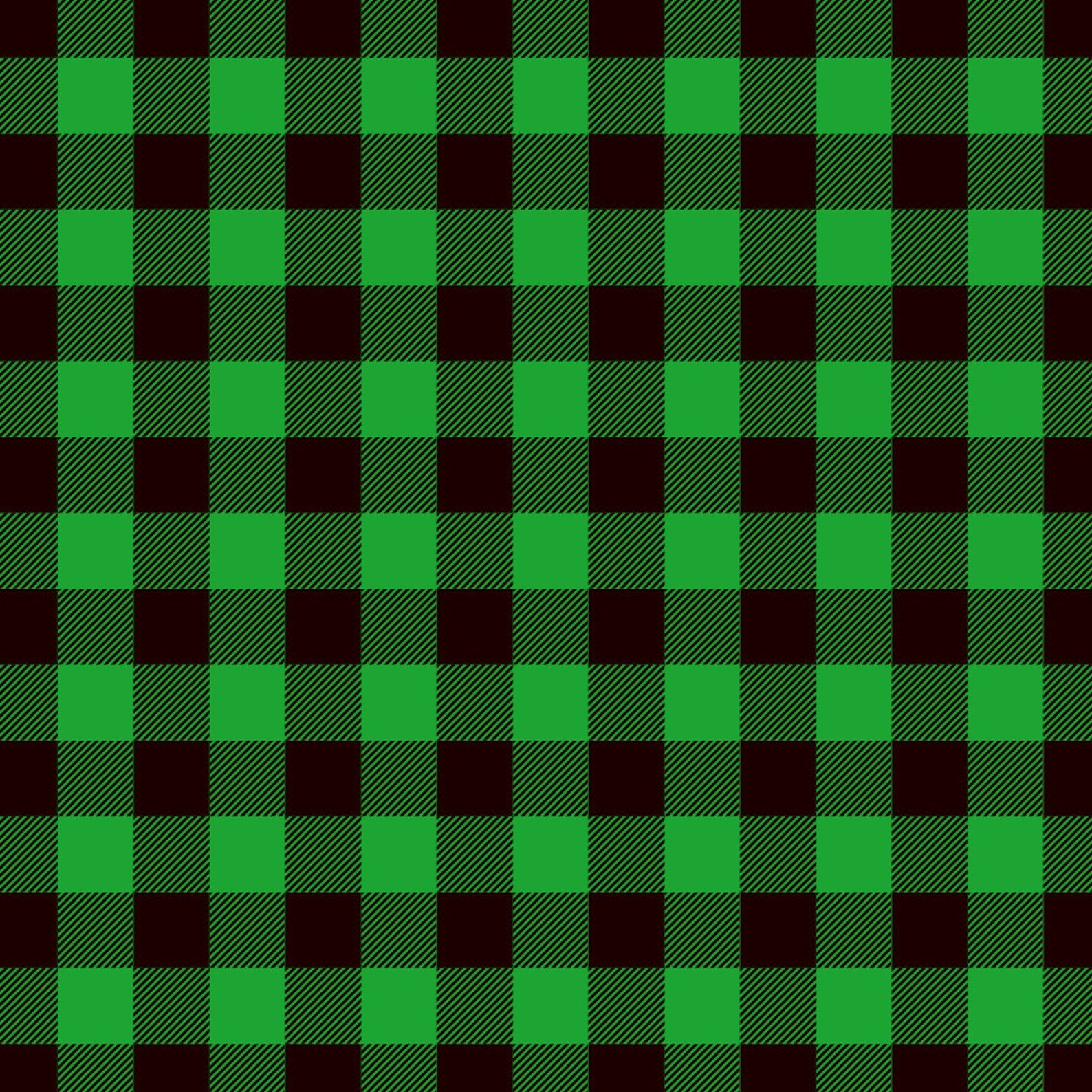 So Kelly Green Plaid - Women's One Size Leggings