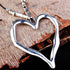 Open Heart Vintage Pendant Necklace