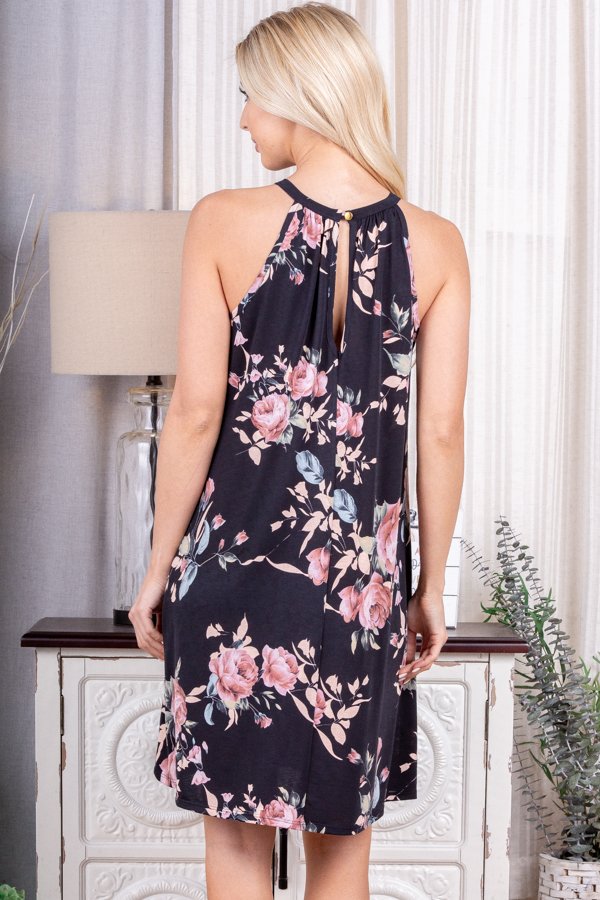 The Kylie - Women's Halter Dress