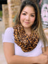 Leopard Infinity Pocket Scarf