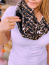 Leopard Infinity Pocket Scarf