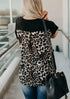 The Catrina - Women's Short Sleeve Top in Black