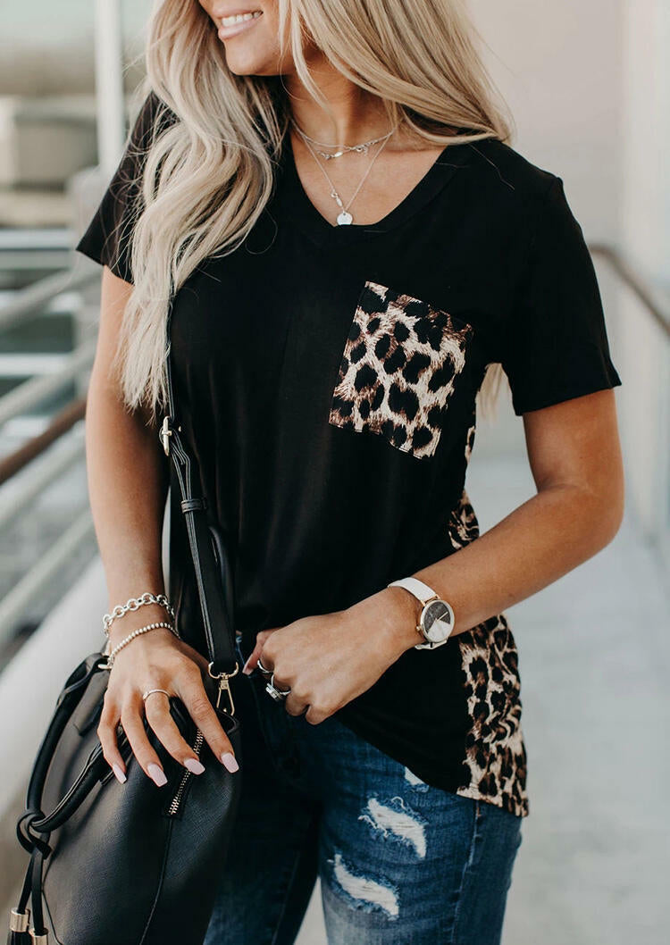 The Catrina - Women's Short Sleeve Top in Black