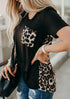 The Catrina - Women's Short Sleeve Top in Black