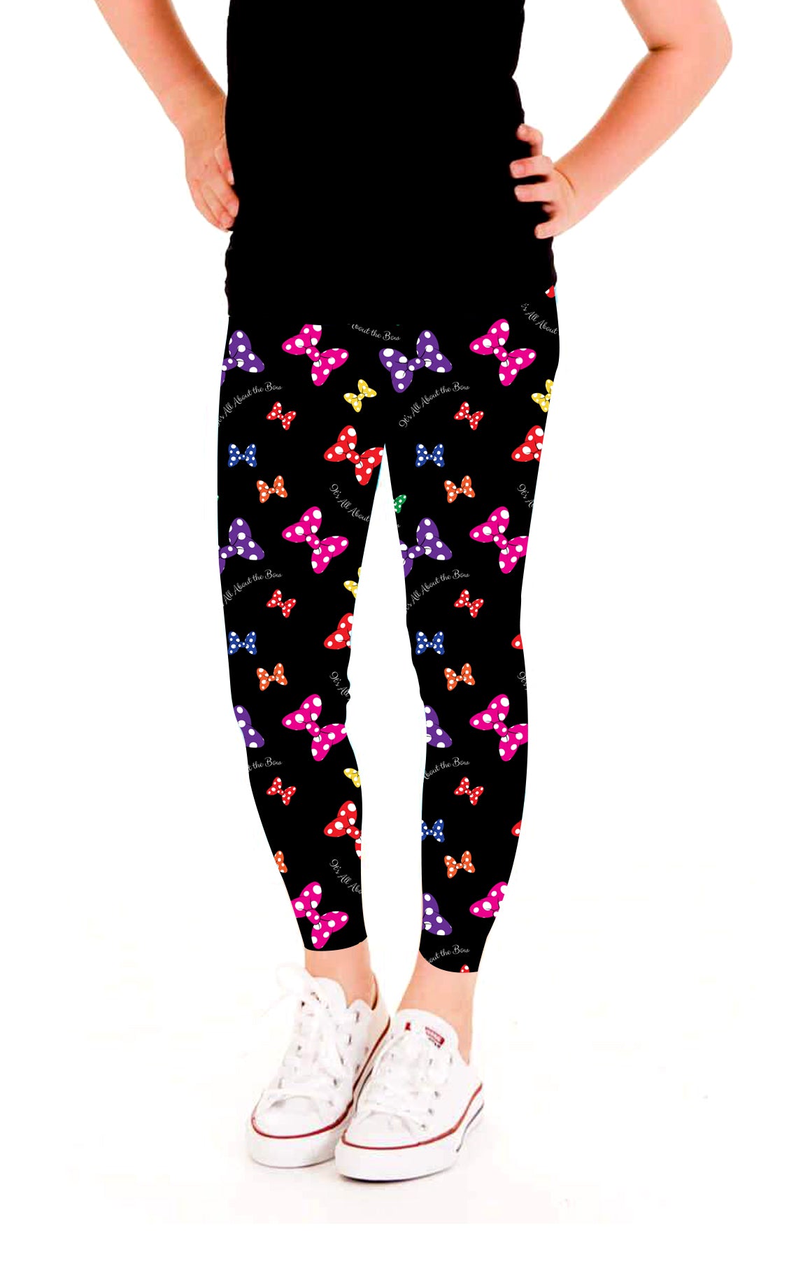 It's All About the Bow Leggings- Girls